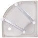 Душовий піддон LIDZ Kupala ST80x80x41 з панеллю LKUST808041SET