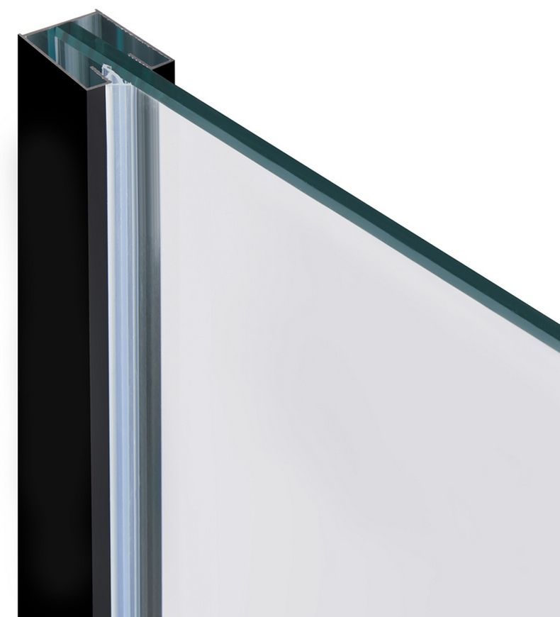 Душевая перегородка Qtap Walk-In Standard BLM2011.C8 стекло 8 мм Clear, CalcLess, 110x200, неподвижная STDBLM2011C8 - STDBLM2011C8