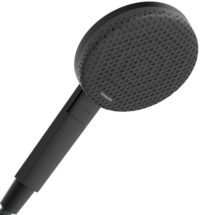 Душовий набір HANSGROHE Raindance Alive Select S 125 3jet EcoSmart з шлангом 160 см Matt Black 24611670 чорний - 24611670