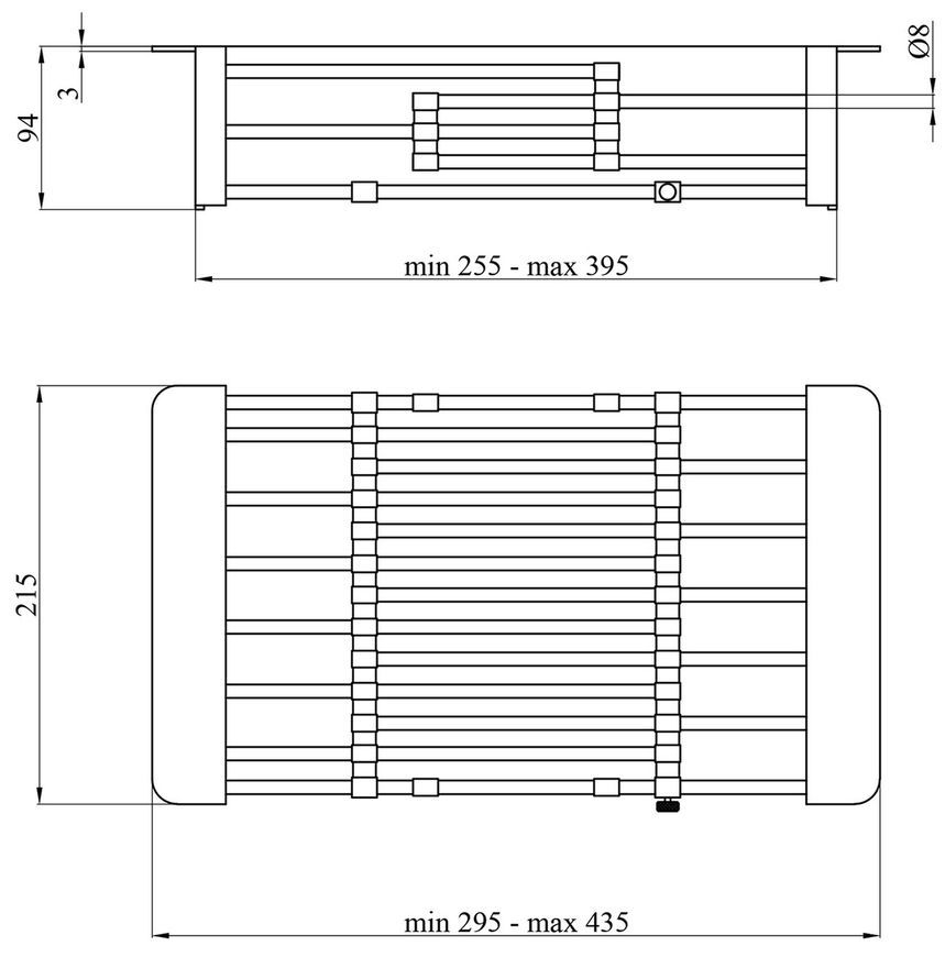 Кухонна мийка Kroner KRP Schwarze 4843HM PVD 3,0/1,0 мм чорна CV022792 Schwarze-4843HM - Schwarze-4843HM
