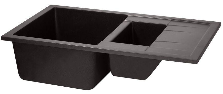 Кухонна мийка з додатковою чашею QTAP CS 7648 Coffee (QT7648COF551) - QT7648COF551