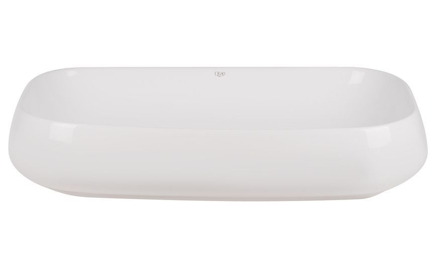 Раковина-чаша накладная Qtap Jay 725х430х145 с донным клапаном White QT07112166W - QT07112166W