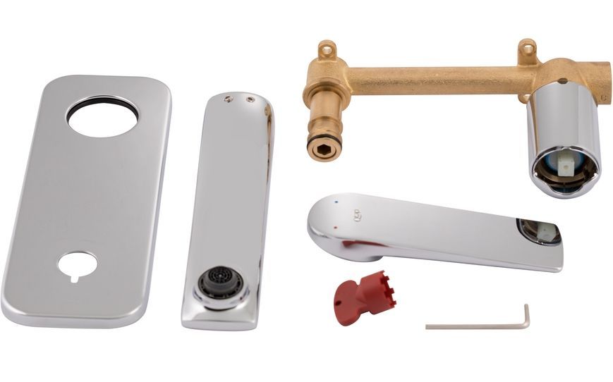 Смеситель для умывальника скрытого монтажа QTAP Vlasta QT1128102C - QT1128102C