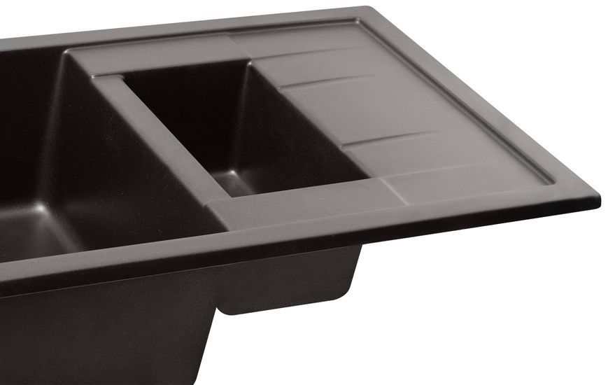 Кухонна мийка з додатковою чашею QTAP CS 7648 Coffee (QT7648COF551) - QT7648COF551