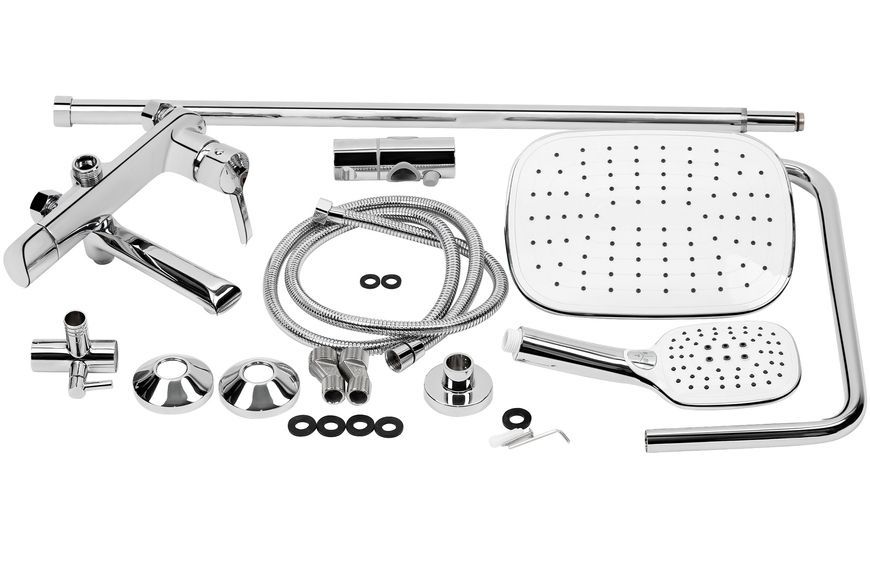Душевая система QTAP Grand CRM 1004 с изливом QTGRACRM1004 - QTGRACRM1004