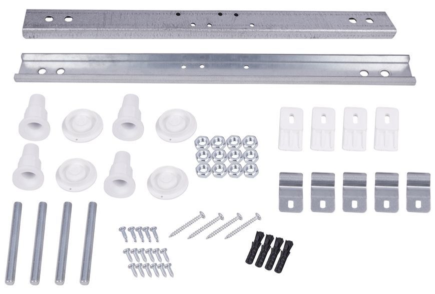 Душовий піддон LIDZ Kupala ST80x80x41 з панеллю LKUST808041SET