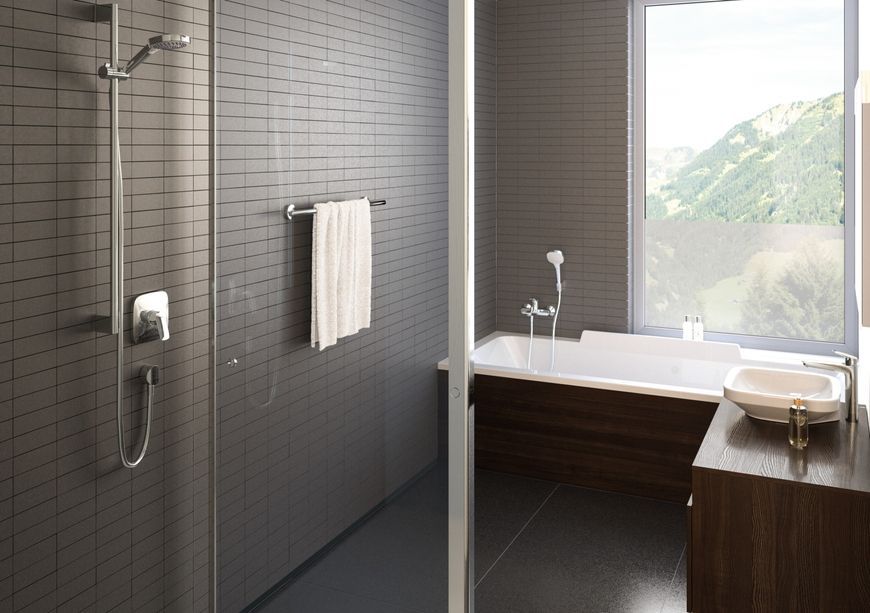 Смеситель для раковины HANSGROHE Logis 190 хром 71090000 с донным клапаном - 71090000