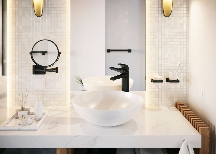 Мыльница HANSGROHE AddStoris Matt Black 41746670 черная матовая