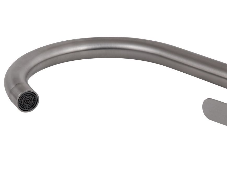 Смеситель для кухни Brinex Pure 015F U-образный Nickel BRIPUR015FNKL - BRIPUR015FNKL