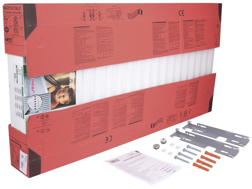 Радиатор стальной Thermo Alliance IMAS 22 тип 300х1600 боковое подключение 1981 Вт TAI223001600K - TAI223001600K