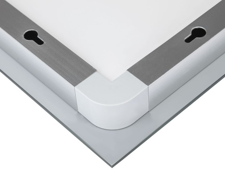 Зеркало настенное прямоугольное Qtap Mideya MI1 700х800 с LED-подсветкой Touch, антизапотеванием, диммером, рег. яркости QT2078DCF7080W