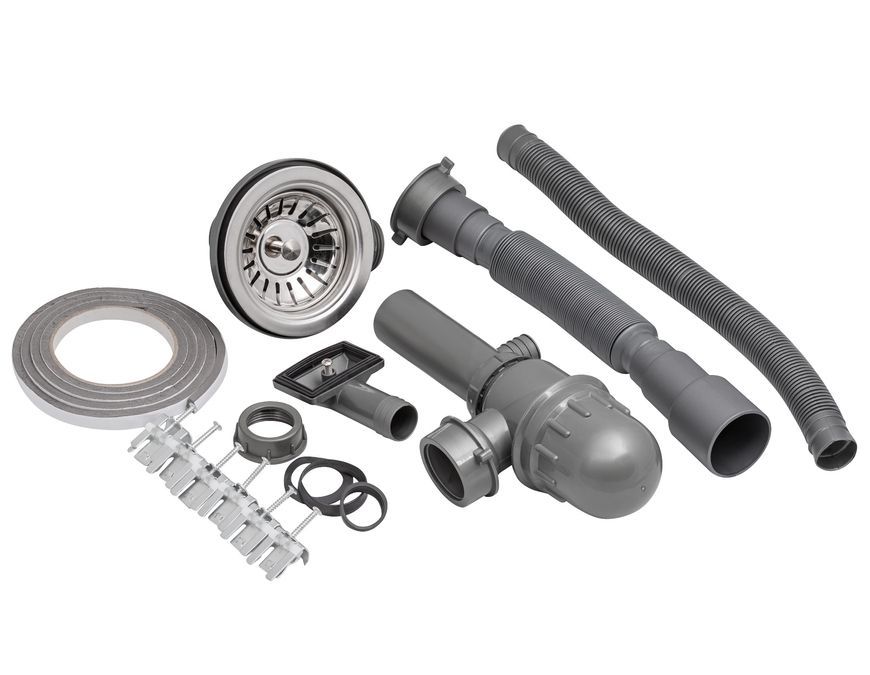 Мойка для кухни врезная Brinex 510-D Micro Decor 0,8 мм BRIN510MDEC08 - BRIN510MDEC08