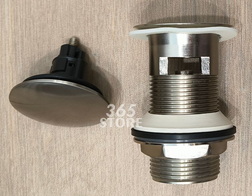 Донный клапан McALPINE CW60-SN Cliсk-Claсk никель для раковины 1 1/4" с переливом - CW60-SN