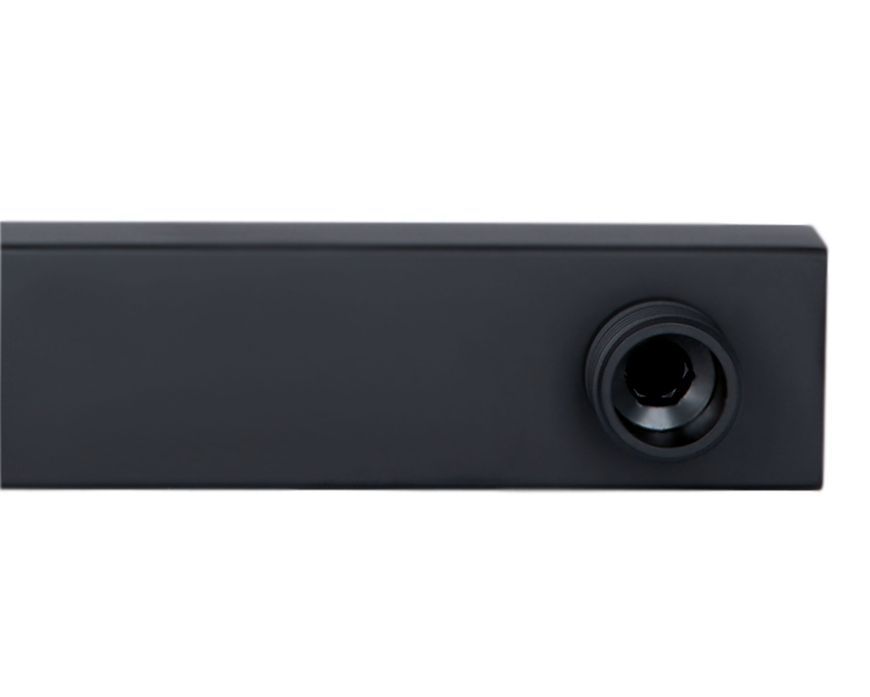 Кронштейн для верхнього душу Qtap Trubice 400 мм прямокутний QTTRU120BLM45929 Black Matt - QTTRU120BLM45929