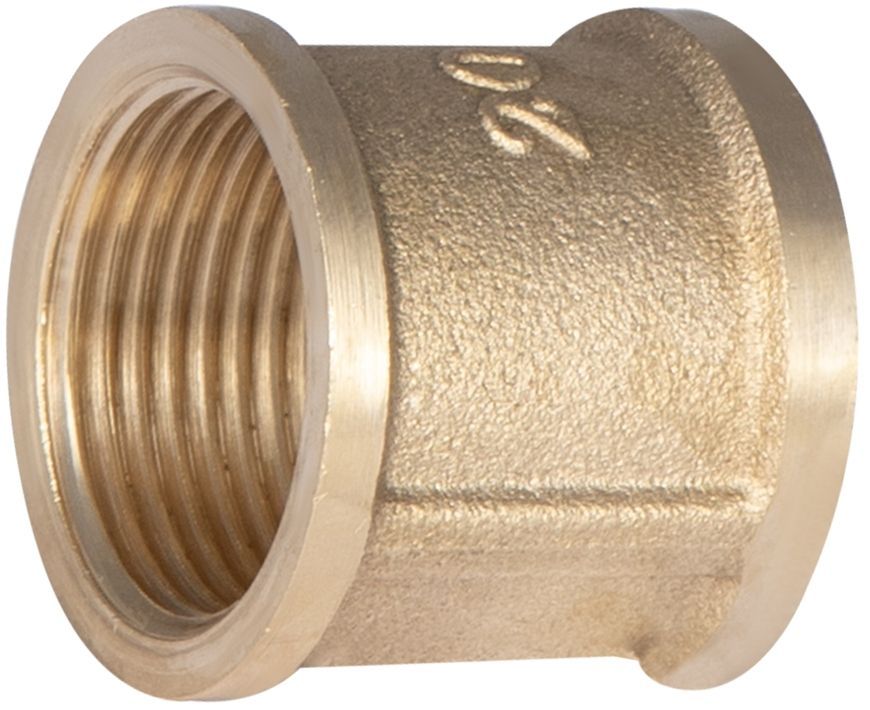 Муфта латунная SD Plus 3/4"х3/4" равнопроходная SD40420