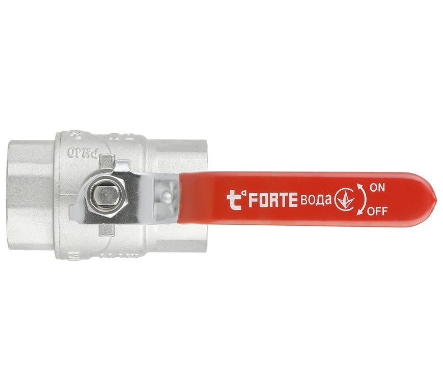 Кран кульовий прямий Thermo Alliance Forte 1" 1/4 ВР PN40, латунь, важіль SF600W32 - SF600W32