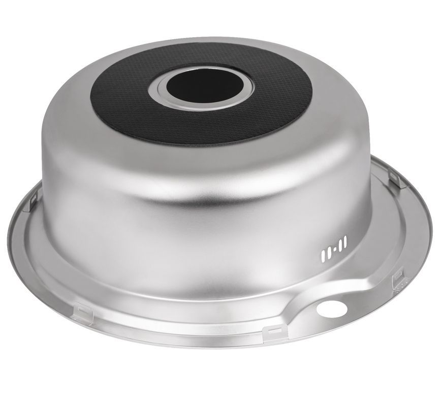 Мойка для кухни врезная Brinex 510-D Micro Decor 0,8 мм BRIN510MDEC08 - BRIN510MDEC08