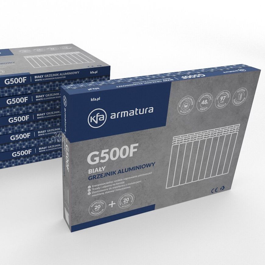 Радиатор алюминиевый ARMATURA G500F 789-100-44 - 789-100-44