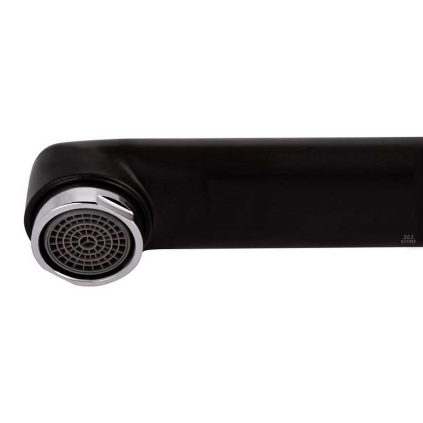 Смеситель для ванны Qtap Grand BCR 005 с длинным изливом Chrome/Black QTGRABCR005 - QTGRABCR005