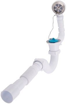 Сифон для ванни LIDZ LW1471 (WHI) (60 03 V001 00) прямоточний - LW02
