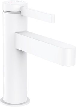 Змішувач для раковини HANSGROHE Finoris 100 Matt White 76010700 білий матовий з донним клапаном - 76010700