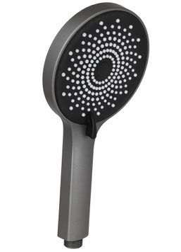 Лійка для ручного душу Qtap Rucni кругла 125 мм QTRUCA120R3GRP Graphite - QTRUCA120R3GRP