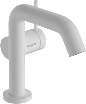 Змішувач для раковини HANSGROHE Tecturis S 110 Fine CoolStart EcoSmart+ Matt White 73321700 білий матовий - 73321700