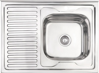 Кухонная мойка LIDZ 6080-R Polish 0,6 мм (160) - LIDZ6080RPOL06