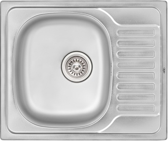 Кухонна мийка QTAP 5848 Satin 0,8 мм (183) - QT5848SAT08