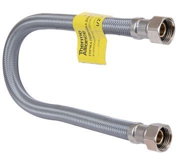 Шланг для підключення води Thermo Alliance Forte 60 см D10 1/2"x1/2" ВР NYLON TAF383W60