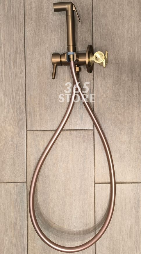 Гигиенический душ со смесителем Volle Sistema H35 скрытый монтаж cepillado bronce 1590.160321 бронза - 1590.160321