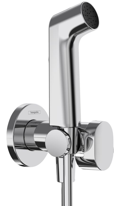 Гигиенический душ HANSGROHE 1jet S EcoSmart+ со смесителем воды, держателем и душевым шлангом 125 см Chrome 29232000 хром - 29232000