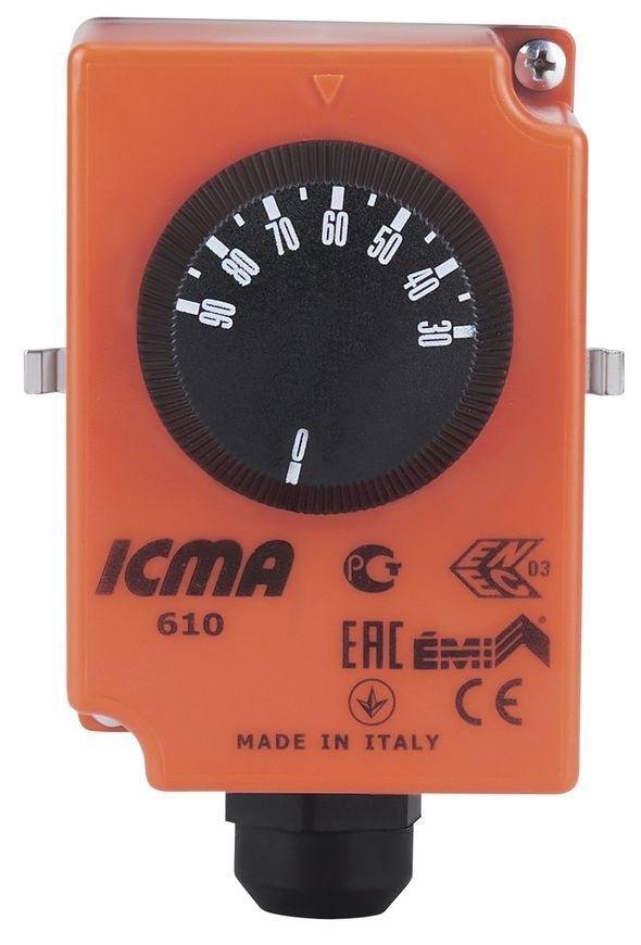 Термостат накладний регульований Icma 30-90&deg;С №610 9061009053