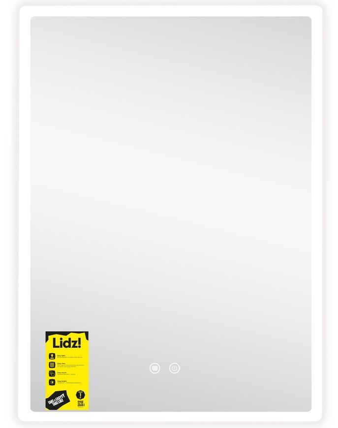 Зеркало Lidz Orion OR2 600&times;800 мм с LED-подсветкой Touch, антизапотеванием, диммером, рег. яркости LDOR60080049292