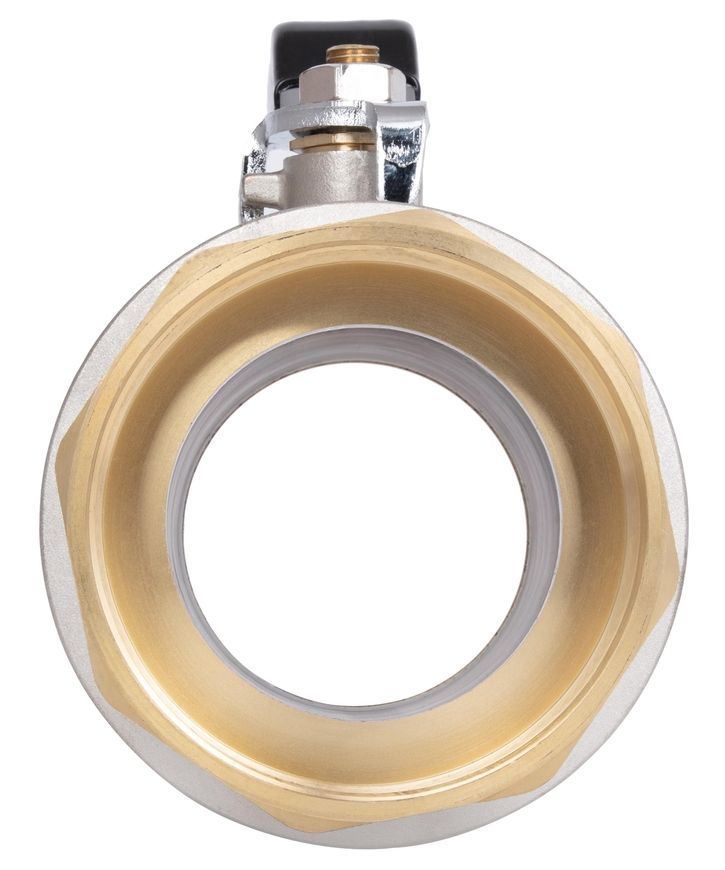 Кран шаровой прямой латунный Thermo Alliance Base 4" ВР для воды (рычаг) SD600W100 - SD600W100