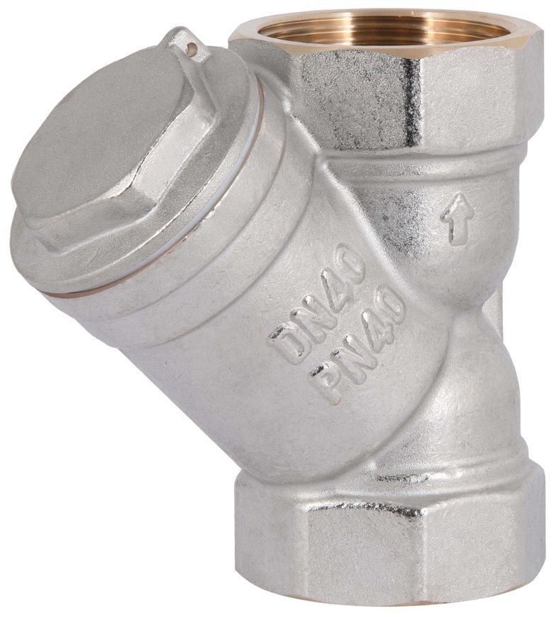 Фильтр грубой очистки Thermo Alliance Standart 1 1/2" ВР никелированный для воды TAS124W40 - TAS124W40