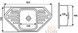 Кухонная мойка IMPERIAL 9550-D Decor 0,8 мм (IMP9550DDEC) - IMP9550DDEC - 4