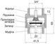 Обратный клапан Icma 3/4"ВР с латунным штоком №53 83053AE05 - 83053AE05 - 2