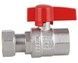 Кран кульовий прямий з накидною гайкою Thermo Alliance Standart 3/4" ВР латунь PN40 TAS260W20