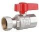 Кран кульовий прямий з накидною гайкою Thermo Alliance Standart 3/4" ВР латунь PN40 TAS260W20