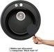 Кухонная мойка LIDZ D510/200 BLM-14 (LIDZBLM14D510200) - LIDZBLM14D510200 - 2