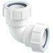 Колено McALPINE 90&deg; 32х32 мм компрессионное соединение 32A-WH
