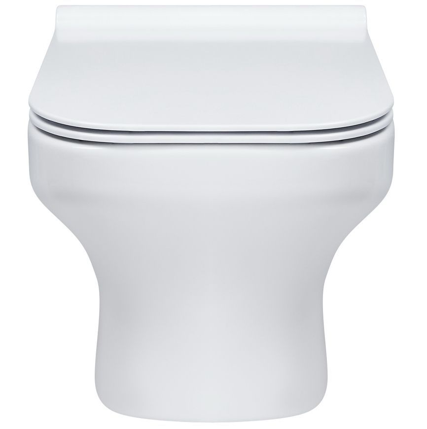 Унітаз підвісний QTAP Cardinal з сидінням Soft-close QT0433C660HW - QT0433C660HW