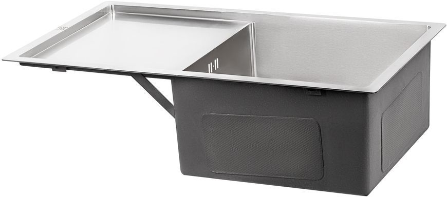 Кухонная мойка LIDZ Handmade H7844 Brushed Steel 3,0/0,8 LDH7844LBRU35388 - LDH7844LBRU35388