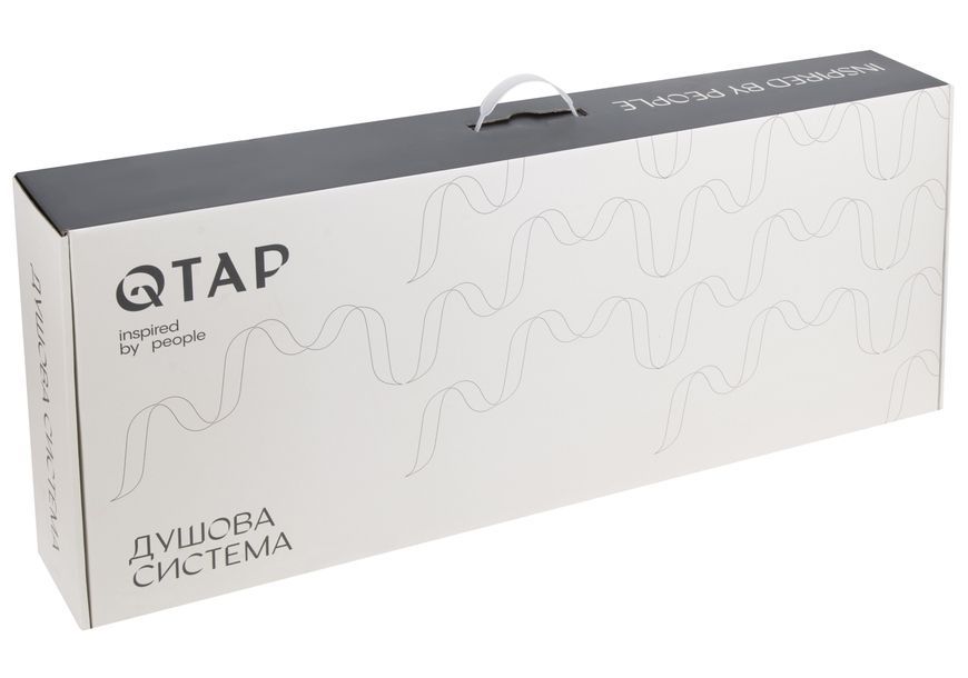 Душова система універсальна Qtap Stenava New на 3 споживача з виливом Chrome QTSTE111CRM45538 - QTSTE111CRM45538
