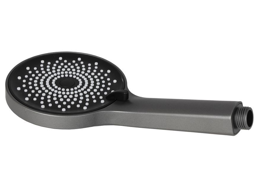 Лейка для ручного душа Qtap Rucni округлая 125 мм QTRUCA120R3GRP Graphite - QTRUCA120R3GRP