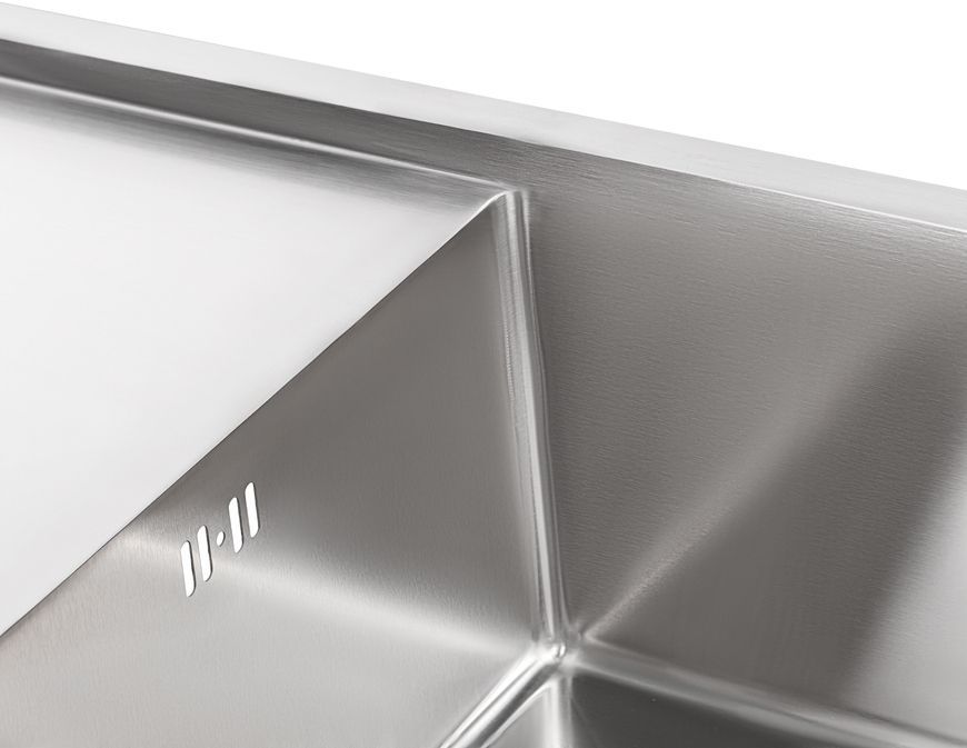 Кухонная мойка LIDZ Handmade H7844 Brushed Steel 3,0/0,8 LDH7844LBRU35388 - LDH7844LBRU35388