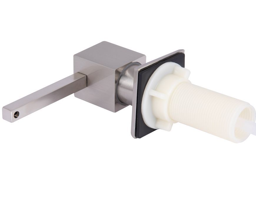 Дозатор для моющего средства Lidz LK117 квадратный Brushed Steel LDLK117BRU46399