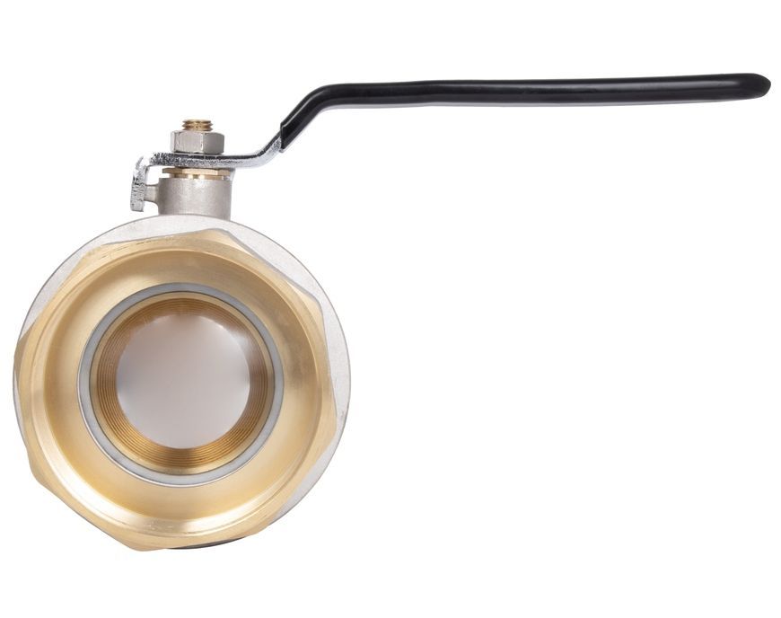 Кран шаровой прямой латунный Thermo Alliance Base 4" ВР для воды (рычаг) SD600W100 - SD600W100