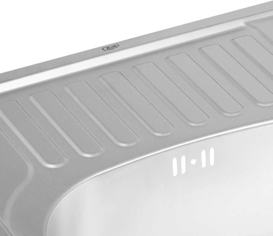 Кухонна мийка QTAP 5848 Satin 0,8 мм (183) - QT5848SAT08